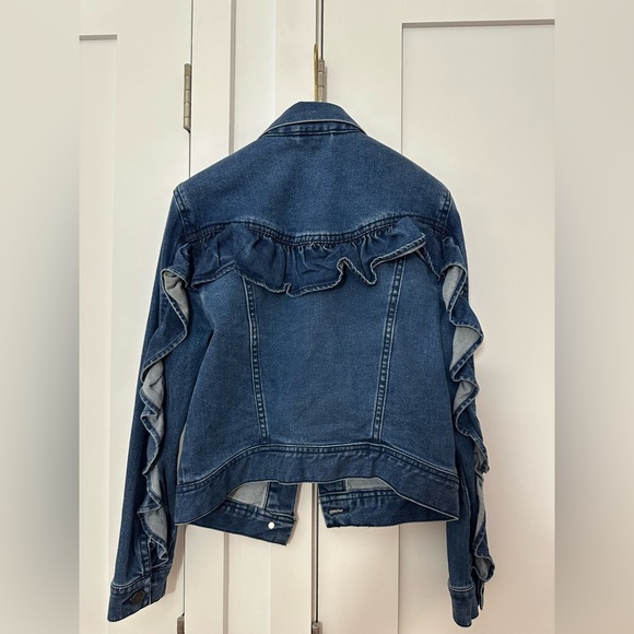 H&M denim jacket size small USED ONCE - Picture 2 of 2
